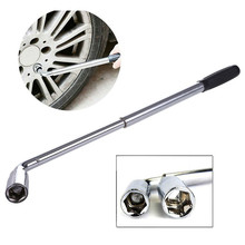 Extendable Wheel Brace Wrench Telescopic Car Van Socket Tyre Nut 17 19 21 23mm 2024 - buy cheap