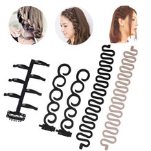 Fashion Women Multi Function Hair Styling French Braiding DIY Fish Bone Bun Maker Hair Accessories Hair Dish 2024 - buy cheap