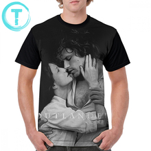 Outlander T Shirt Outlander James And Claire T-Shirt Short Sleeve Male Graphic Tee Shirt Cute 4xl Polyester Printed Beach Tshirt 2024 - buy cheap