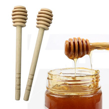 Spoon Honey Jar Long Kitchen Tools Supplies Stick 1Pc Handle For Honey Mixing Wood Dipper Practical 2024 - buy cheap