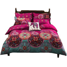 Bohemian bedding sets Sham Boho Mandala duvet cover set winter bedsheet queen king size Cotton folk-custom 40 2024 - buy cheap