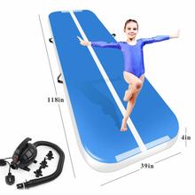 Big Discount 100*300*10cm Airtrack Inflatable Air Tumbling Air Track Gymnastics Mats Training Board Equipment Floor 2024 - buy cheap