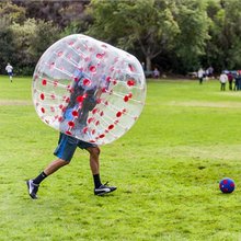 Pelota de fútbol inflable, Burbuja de 100% m, Material de tpu, parachoques, Zorb, fútbol, envío gratis 2024 - compra barato