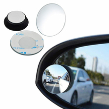 2pcs 360 Degree Rotable Rimless Universal Car Rearview Convex Mirror For Parking Safety Wide Angle Round Blind Spot Mirror 2024 - buy cheap
