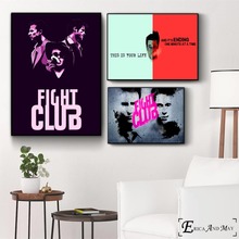 Fight Club Classic Movie Artwork Poster And Print Canvas Art Painting Wall Pictures For Bedroom Decoration Home Decor No Framed 2024 - buy cheap