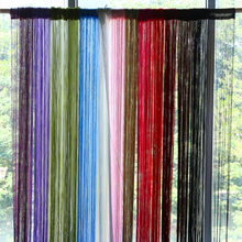 2x1m 12 Colors String Curtains Door Window Panel Curtain Divider Yarn String Curtain Strip Tassel Drape Decor for Living Room 12 2024 - buy cheap