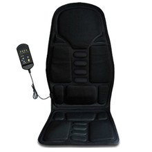 Cojín de masaje térmico para asiento de coche, Kit de masajeador de hombros y cuello Lumbar, 12V 2024 - compra barato