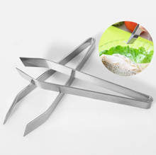 Cheap Stainless Steel Fish Bone Tweezers Remover Pincer Puller Tongs Pick-up Seafood Tool Crafts High Quality 2024 - buy cheap