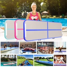 Inflatable Gymnastics Airtrack Tumbling Air Track Floor Trampoline Electric Air Pump For Home Use/training/cheerleading/beach 2024 - buy cheap