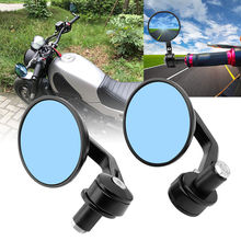 Retrovisor universal para motocicleta, espelho retrovisor para guidão de barra de 7/8 "22mm, 1 par 2024 - compre barato