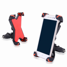 Bicycle Universal Cell Phone Holder Motorcycle Handlebar Mount Bike Bracket Handle Phone Support for 3.5-6.5" Cell Phone GPS 2024 - compre barato
