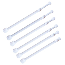 Promotion! 6 Pack Tension Rods, Adjustable Spring Steel Cupboard Bars Rod Curtain Rods, Extendable 2024 - buy cheap