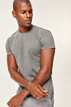 Trendyol Anthracite Men's T-Shirt Presser - Cotton Neck Short Sleeve TMNSS19BO0001 2024 - buy cheap