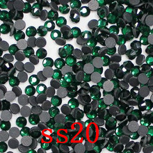 1440pcs ss20 emerald Crystal DMC HotFix FlatBack Rhinestones crystal hot fix Iron On Rhinestones garment sewing stones 2024 - buy cheap