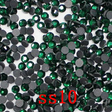 Emerald 1440pcs SS10 Crystal DMC HotFix FlatBack Strass Rhinestones Hot Fix Crystal Stones 2024 - buy cheap