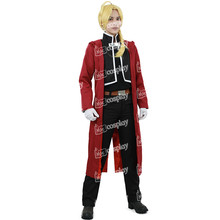 Anime New Hot Fullmetal Alchemist Edward Elric Cosplay Costume Halloween Party Clothing 2024 - buy cheap