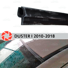 Дефлекторы для ветрового стекла Renault Duster 2010-2018, защита от аэродинамического дождя, Стайлинг автомобиля, накладка 2024 - купить недорого