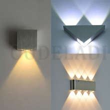 Triangle/Square aluminum wall lamp 1W2W3W4W5W6W8W LED wall lamp Sconce for home Modern Living Room Wall lamps Porch lights 2024 - buy cheap