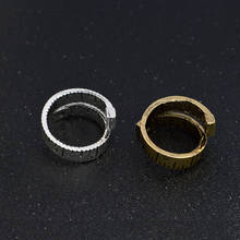Измерительная линейка нового дизайна, витое кольцо для женщин и мужчин, регулируемая измерительная лента, кольца, ювелирные изделия на палец, подарок Вечерние 2024 - купить недорого