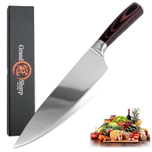 GRANDSHARP 8 Inch High Quality Chef Knife High Carbon AUS-8 Japanese Stainless Steel Pakka Handle Kitchen Knife Cooking Tools 2024 - buy cheap