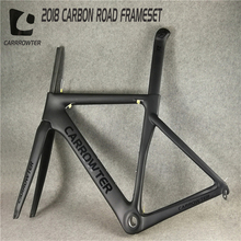 CARROWTER Carbon Road Bike Frame with BSA T1000UD Matte BOB Black on Black 48 51 54 56cm Bicycle Frameset Ship XDB DPD UPS 2024 - buy cheap