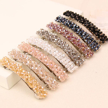 1Piece 6 Colors Women Girls Bling Crystal Hairpins Headwear Rhinestone Hair Clips Pins Barrette Styling Tools Accessories 2024 - buy cheap