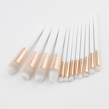 White Makeup Brush With Box Facial Professional Powder Eye Shadow Lip Makeup Brush 12pcs ENNKE New Cosmetic Make up Brush Tool 2024 - buy cheap