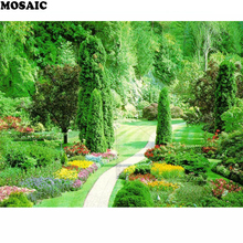 New Sale full diy Diamond Embroidery flower garden landscape 3d Diamond Painting Cross Stitch Full Drill Mosaic home Decor D D58 2024 - buy cheap