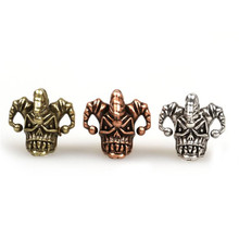 Fashion Clown Skull Lanyard Beads for 550 Paracord Bracelet Charms DIY Jewelry Hand Chain Necklace 2024 - buy cheap