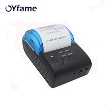 Oyframe-impressora térmica de recibos, mini-impressora, bluetooth, etiqueta térmica portátil, máquina de impressão de recibos 2024 - compre barato