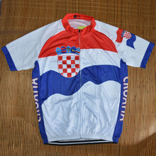 Croácia homens camisa de ciclismo da equipe nacional manga curta verão ciclismo topos bicicleta wear roupas maillot ciclismo 2024 - compre barato