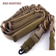 Hunting Airsoft Gun Sling Tactical Military Adjustable 1 Single Point Bungee Rifle Sling Strap System 2024 - buy cheap