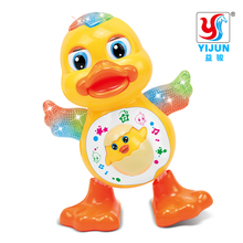 Игрушки для детей YIJUN, EQ, хлопающая желтая утка, электрические универсальные игрушки для детей, От 1 до 3 лет 2024 - купить недорого