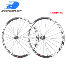1299g 700C 30mm x 25mm Tubeless Clincher Road Disc Cyclocross Bicycle Carbon Wheels CX Bike Wheel set Novatec hubs 24 Holes XDR 2024 - buy cheap