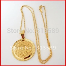 YELLOW GOLD GP 24" LINK CHAIN NECKLACE & NAME MOHAMMAD PENDANT/Great Gift/Great Money Maker 2024 - buy cheap