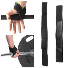 Men Leather Padded Gym Weight Lifting Straps Crossfit Wrist Support Wraps Hand Bar Bodybuilding Strength Power Training Workout 2024 - buy cheap