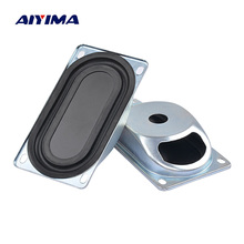 Aiyima-mini radiador passivo, 2 peças, 90x50mm, retângulo, placa de vibração, membrana diafragma, alto-falante, diy 2024 - compre barato