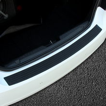 RIMIDI Car Rear bumper rubber scuff trim For Ford Focus 2 MK2 Focus 3 MK3 Ecosport Edge Mondeo Fiesta 2024 - buy cheap