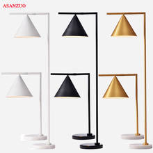 American Retro Bedroom Table Lamp Creativity Iron Study Desk Decoration Light Fixtures for Living Room Gold/Black Floor Lamp 2024 - buy cheap