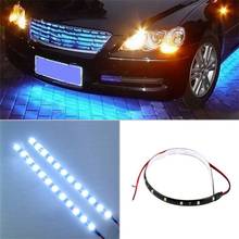 Motocycle Automobile DC 12V Car Styling led tears lamp guide strip Silicone Soft day time running lights Car Accessories 2024 - buy cheap