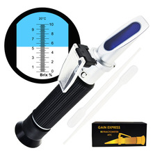 0-10% Brix Refractometer with ATC Low-Concentrated Sugar Content Solutions Synthetic Machining Coolants Maple Sap Cutting Liquid 2024 - buy cheap