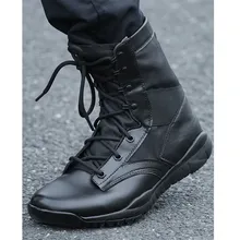 Homens militar tático botas pretas super leves botas de força especial do exército sapatos de combate bota casual botas militares tacticas 2024 - compre barato