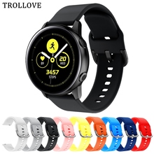 20mm Silicone Strap Band for Samsung Gear S2 Classic Sport Galaxy Watch 42mm Active Rubber Bracelet Huawei 2 Huami Amazfit BIP 2024 - buy cheap