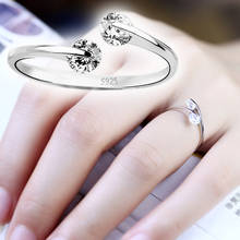 Модное посеребренное кольцо с имитацией, Открытое кольцо с хвостом, регулируемое ювелирное изделие, подарки, Прямая поставка 2024 - купить недорого