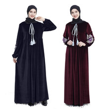 Abaya Dubai Muslim Dress Kaftan Kimono Bangladesh Robe Musulmane Islamic Clothing Caftan Marocain Turkish UAE Eid Gift Part 2019 2024 - buy cheap