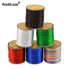 35m 2mm Cotton Cord Nylon Thread Cord Chinese Knot Plastic String DIY Rope Bead Shamballa Bracelet Necklace Jewelry Making 2024 - buy cheap