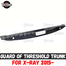 Guard of threshold trunk for Lada X-Ray 2015- ABS plastic trim accessories cover protective pad in luggage car styling tuning 2024 - buy cheap