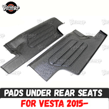 Guard pads for Lada Vesta 2015- under rear seats ABS plastic 1 set / 2 pcs trim accessories protect of carpet car styling tuning 2024 - buy cheap