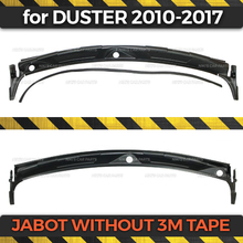 Cubierta protectora para Renault Duster 2010-2017, moldura de Jabot para parabrisas, moldura de plástico ABS, accesorios de protección de estilo 2024 - compra barato