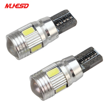 2x T10 W5W Car LED Turn Signal Bulb Canbus Auto Interior Dome Reading Light Wedge Side Parking Reverse Brake Lamp 5W5 5630 6smd 2024 - buy cheap